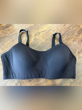 knix Black Wireless Strapless-to-Strap Bandeau Bra